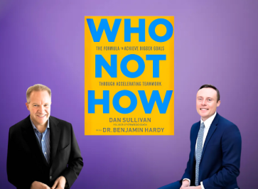 Who Not How by Dan Sullivan and Dr. Benjamin Hardy VirtualDOO